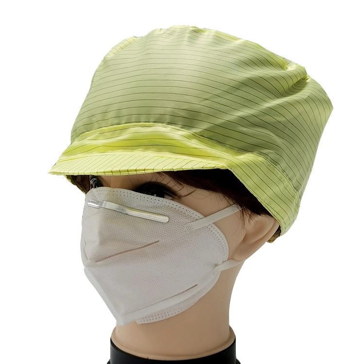 Competitive Price Dust Proof Washable Many Colors Antistatic Cleanroom Cap