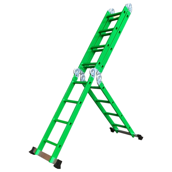 Aluminum Stairs 4.1m 6 Meters Double Telescopic Ladder