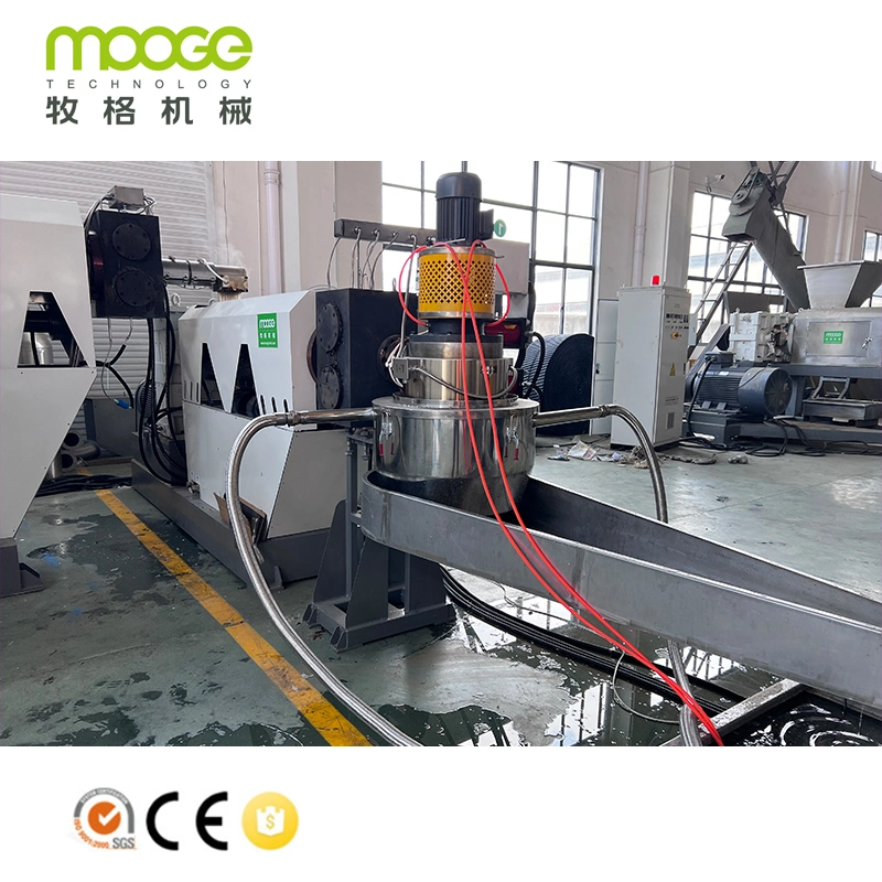 100Kg/h Waste Plastic Recycling Granulating Machine Pellets Extruder