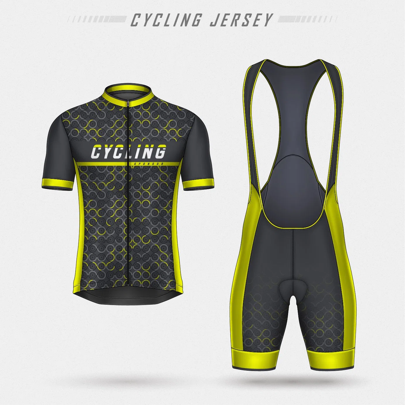 Custom Cycling Wear with Quick Dry Arm Sleeve Bib Shorts Vest Cap Hat Shoe Cover Socks Bandana Bodysuit Underwear Jackets Bicycle Bike Set