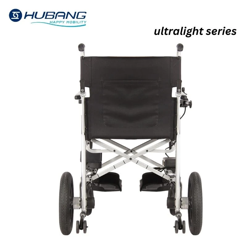 Good Quality Self Produced Electric Wheelchair Model Pear Dark Grey Spray 12A Lithium Battery Electric Wheelchair