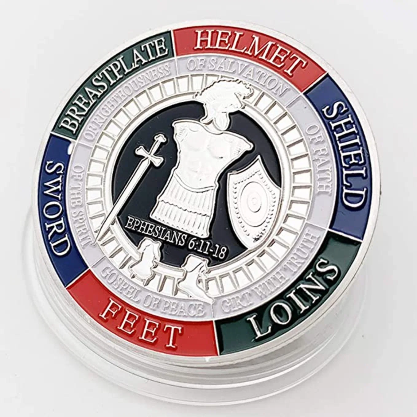 Hot Sale Religion Belief Military Customized Metal Gold Silver Plated Custom Enamel Logo Souvenir Coin