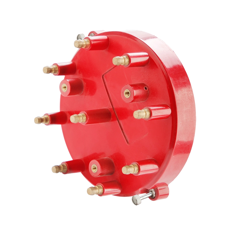 8cyl Comp 9000 OEM Distributor Cap with Brass Contact Terminal and Maximum Electrical Conductivity