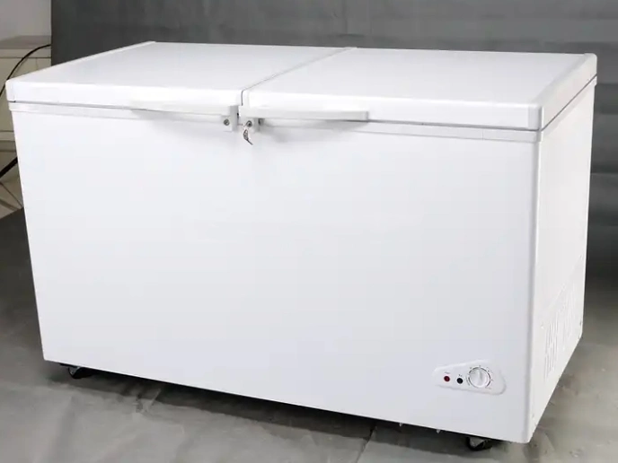 525L Doble profundo refrigerador con dos puertas para congelación comercial