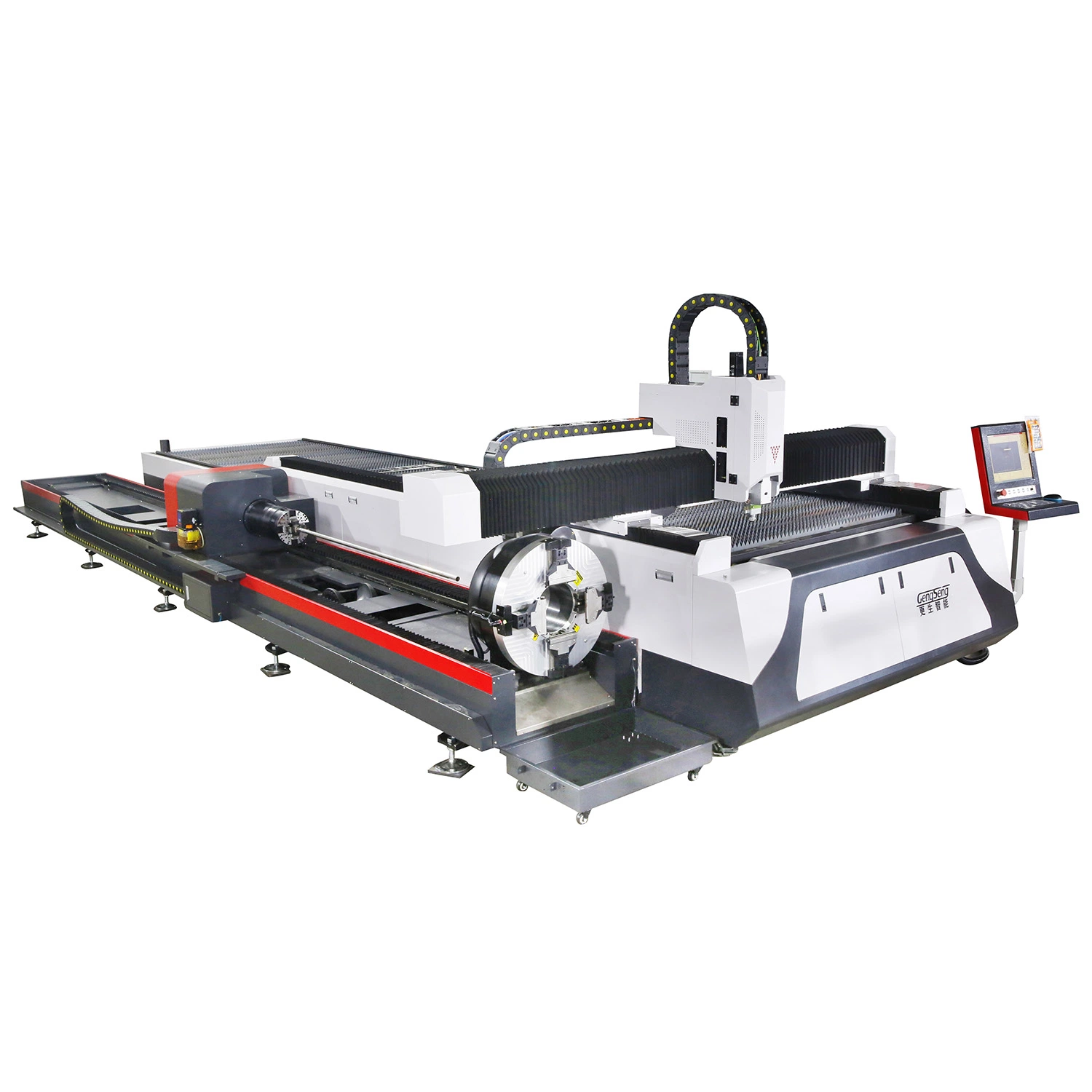 Exchangeable Worktable Flat and Tube Cutting Machine Fiber Laser Cutter