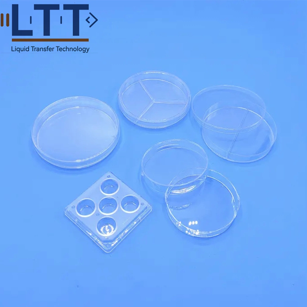 Lowest Price 90mm Disposable Lab Medical Plastic Petri Dish Cell Culture Dish Polypropylene Disposable Plastic 90*15mm Tissue Culture Plate Cell Culture Dish