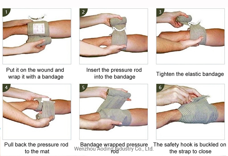 Military Style Israeli Bandage, Emergency Compression Bandage
