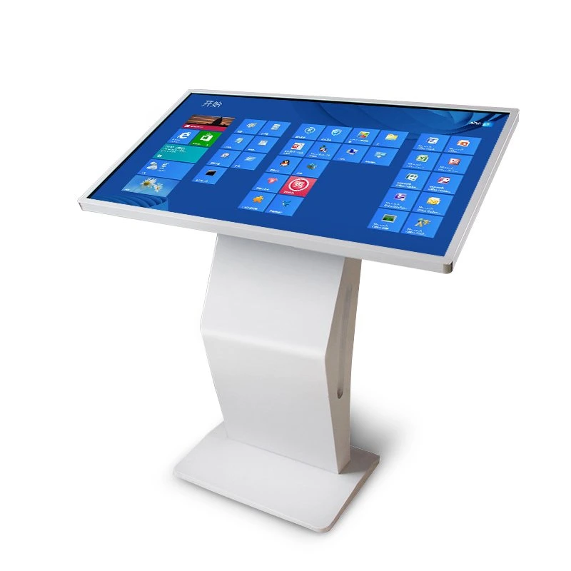 K Type LCD Digital Signage Touch Screen Totem Interactive Information (معلومات توتال شاشة اللمس الرقمية من نوع K الكشك