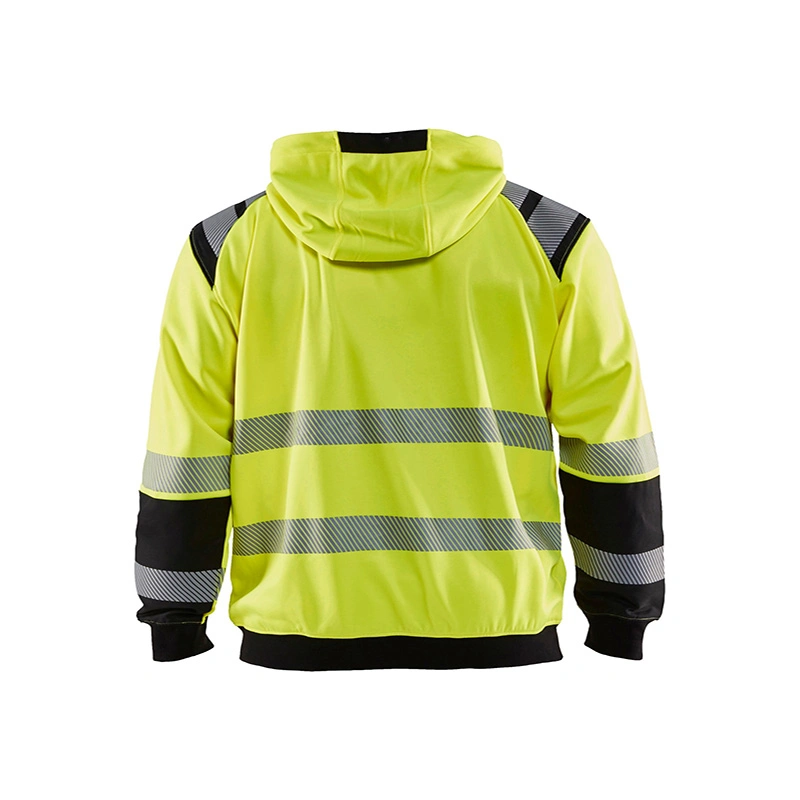 Outdoor étanche de sécurité Vêtements de pluie Vêtements de travail de sécurité réglable Veste Hoodie