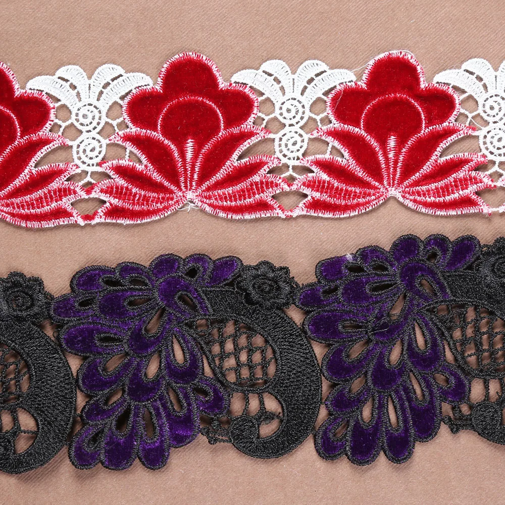 Fashion Chemical Embroidery Lace Trimming