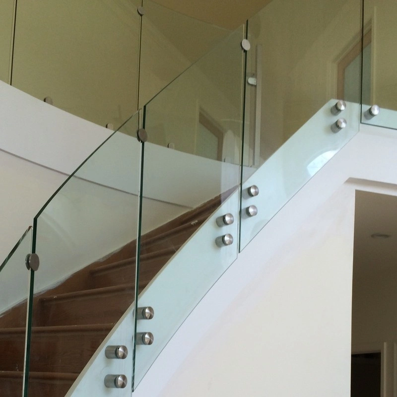 High quality/High cost performance  Stainless Steel Standoff Glass Railing for Staircase/Balcony