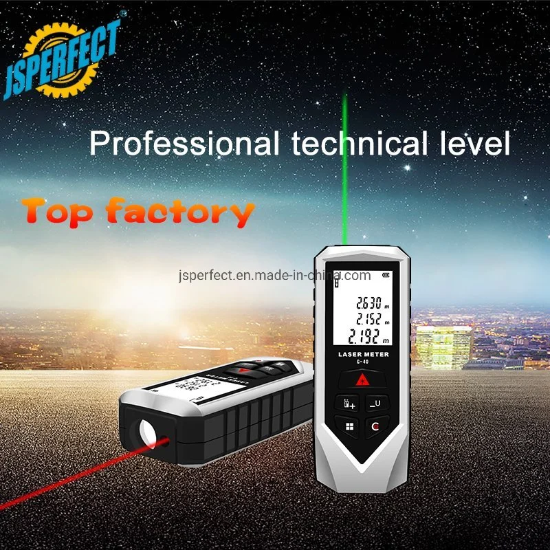 60m Red Beam Strong Light Handheld Laser Distance Meter