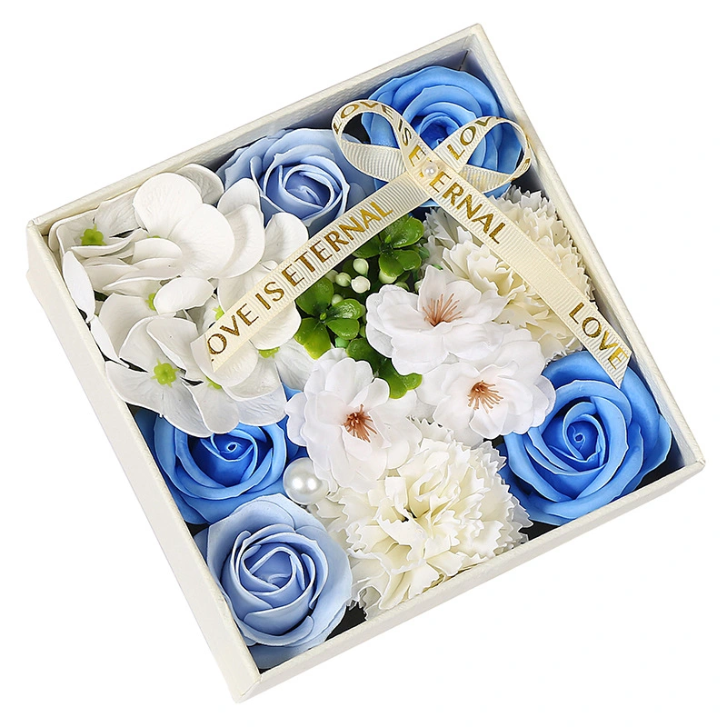 Valentine Rose Soap Flowers Gift Set Artificial Flowers for Girls