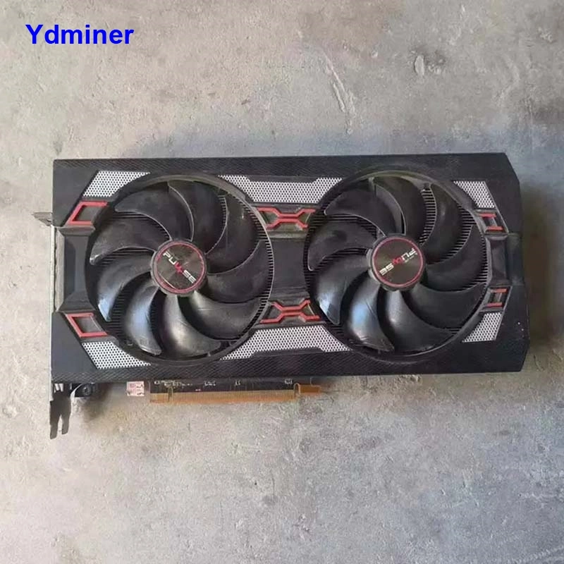 Preço barato usado XFX Rx 580 8GB placa gráfica Rx 580 com 2 ventoinhas Rx580