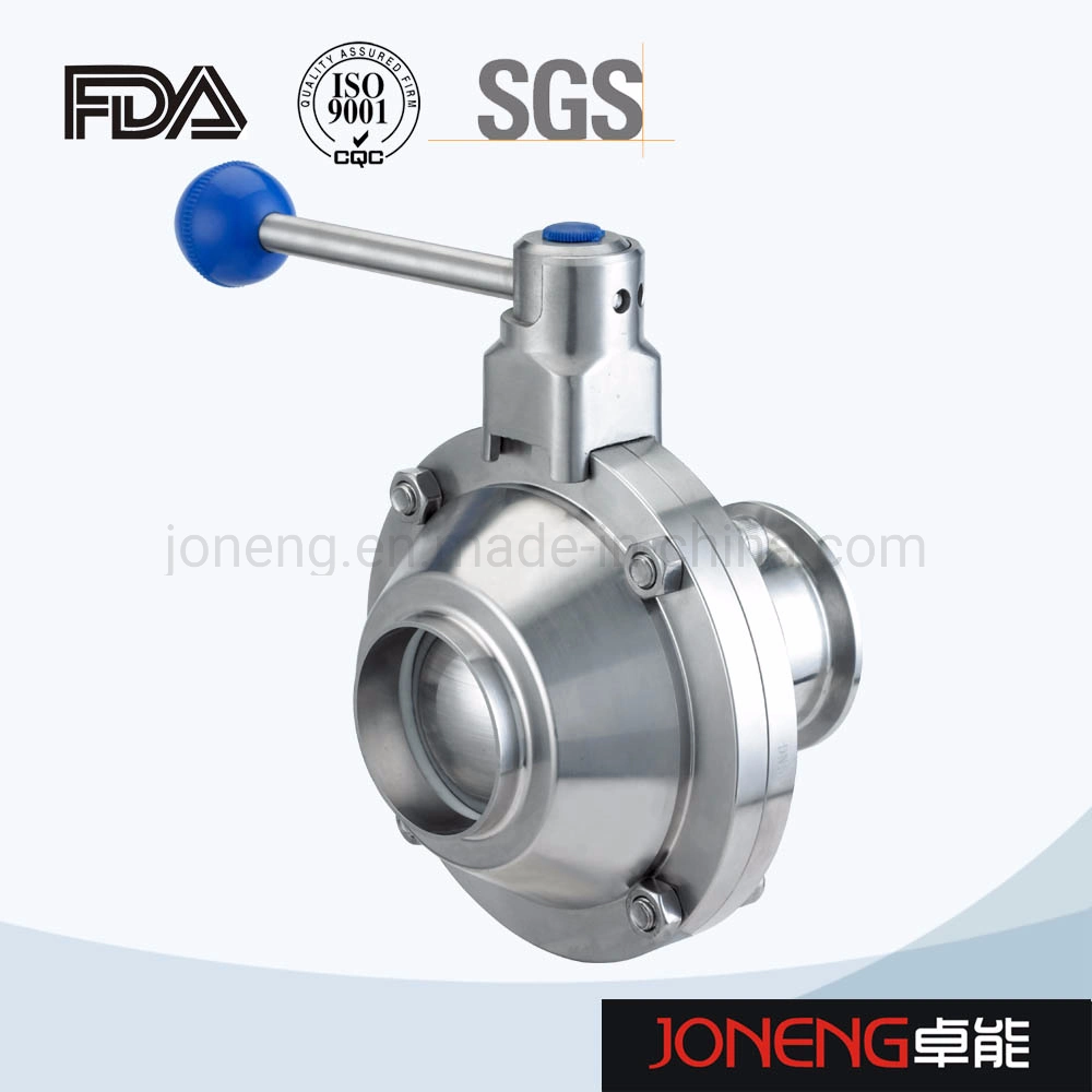 Stainless Steel Food Grade Pneumatic Threaded Three Piece Ball Valve (JN-BLV2009)