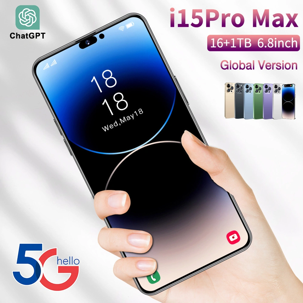 Chinese Manufacturer I15 15 PRO 15 PRO Max Smartphone Supplier Shipped