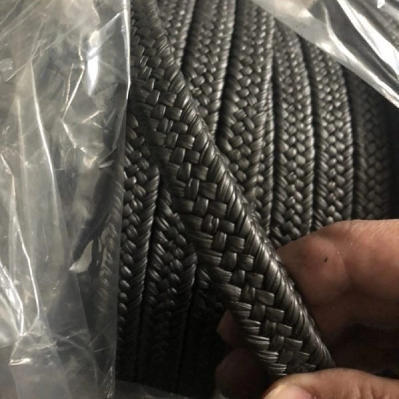 Black PTFE Expand Composite Seal Strip Packing