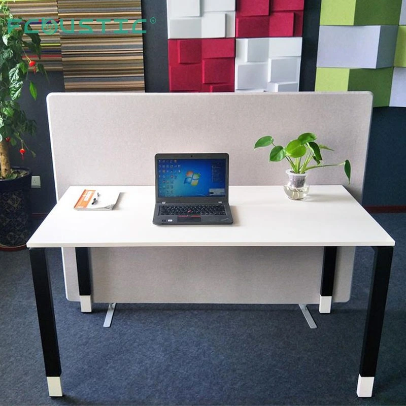 Éliminer le Bruit Pet Polyester panneaux Acoustique Acoustique Acoustique de mobilier de bureau a estimé du diviseur de bureau