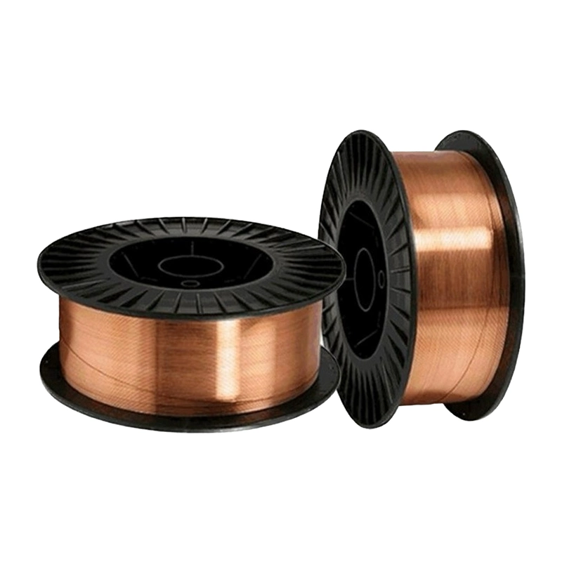 High Quality 0.8mm 1.0mm 1.2mm 1.6mm Plastic Metal Spool Gas Protection Copper Coated MIG CO2 Er70s-6 Welding Wire