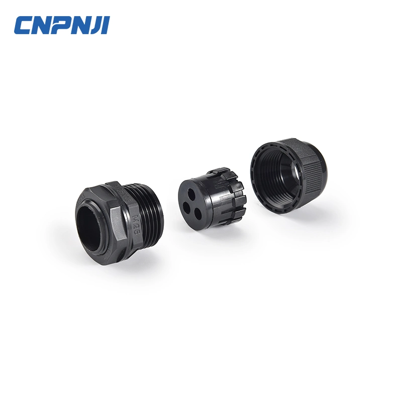 Cnpnji Hot Sale fixação M12A-H3-2.6 Multihole em nylon IP68 Junta do cabo