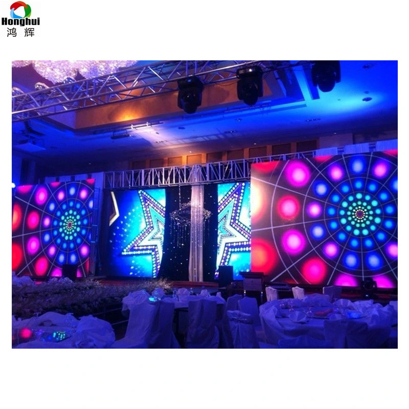 Outdoor 3840 Hz P4.81 Rental Stage Full Color Flexible LED Video Wall