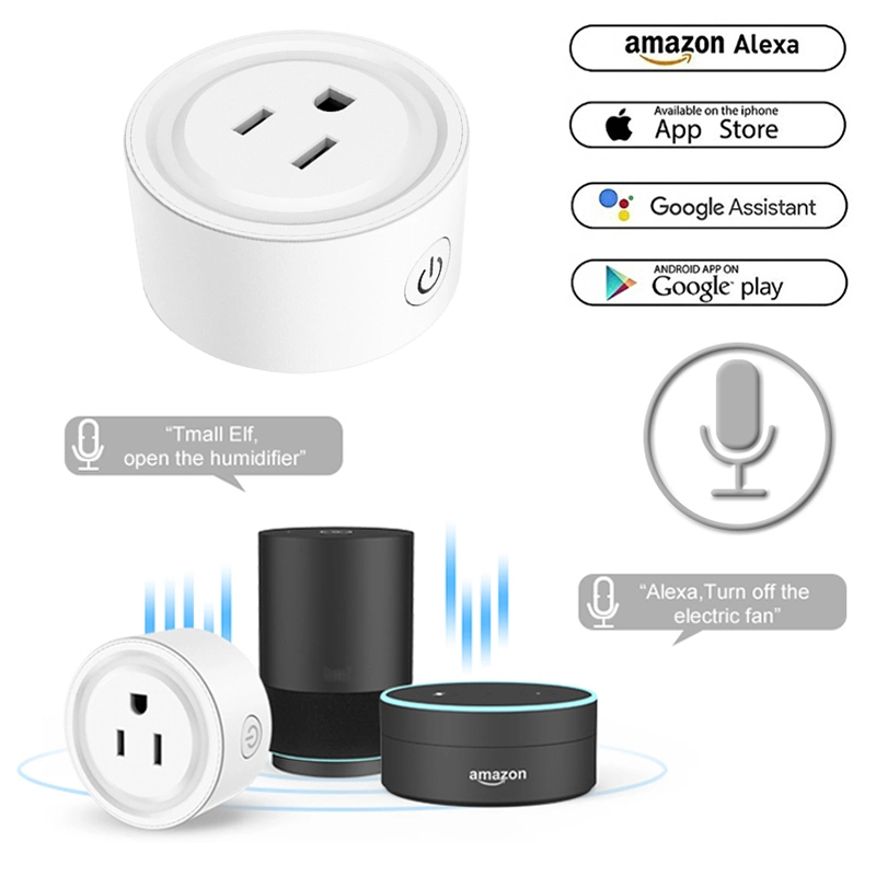 Us Standard Tuya WiFi Wireless Mini Smart Plug