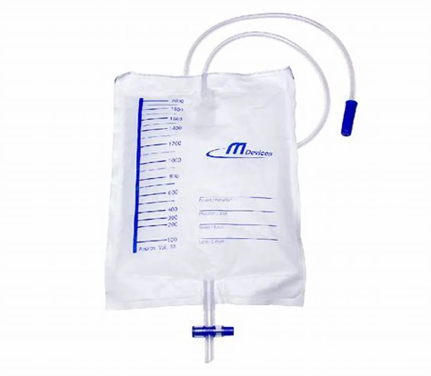 Disposable Sterilize Urine Bag Urine Collection Drainage Bag 2000ml with Push-Pull Valve