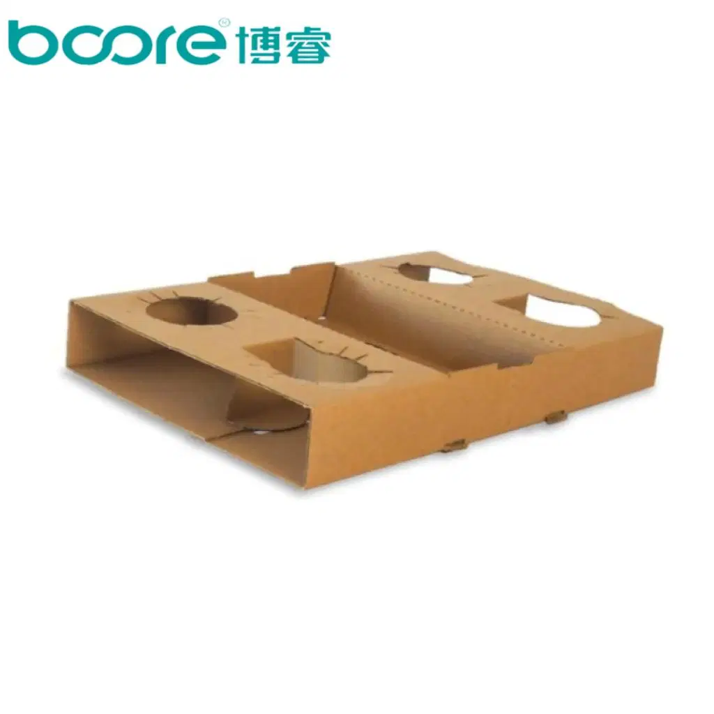 Paper Cup Handle Holder Tray Corrugated Packaging