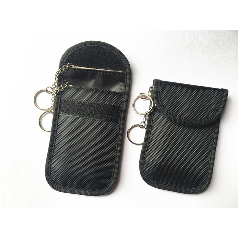 Anti Theft Keyless Entry Car Key Pouch Wallet Leather Fob RFID Signal Blocking Faraday Cases