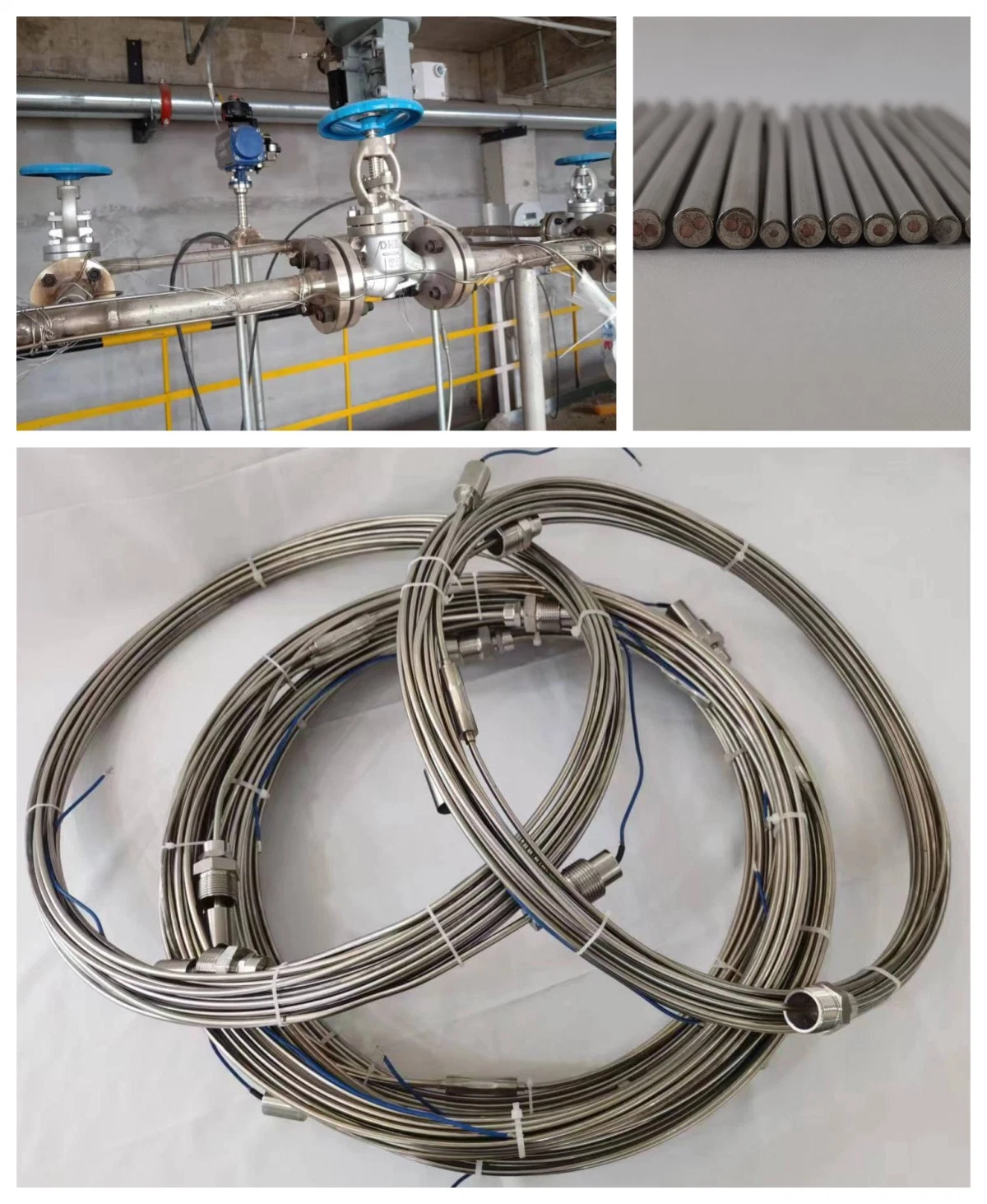 Stainless Steel High Temperature Heating Cable for Pipe Insulation Can Be Customized