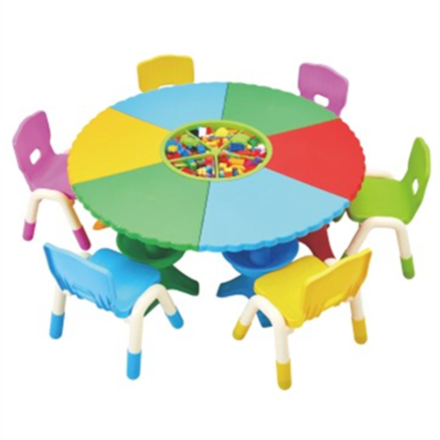 Kindergarten Children's Tables and Chairs Children's Plastic Building Table SL59