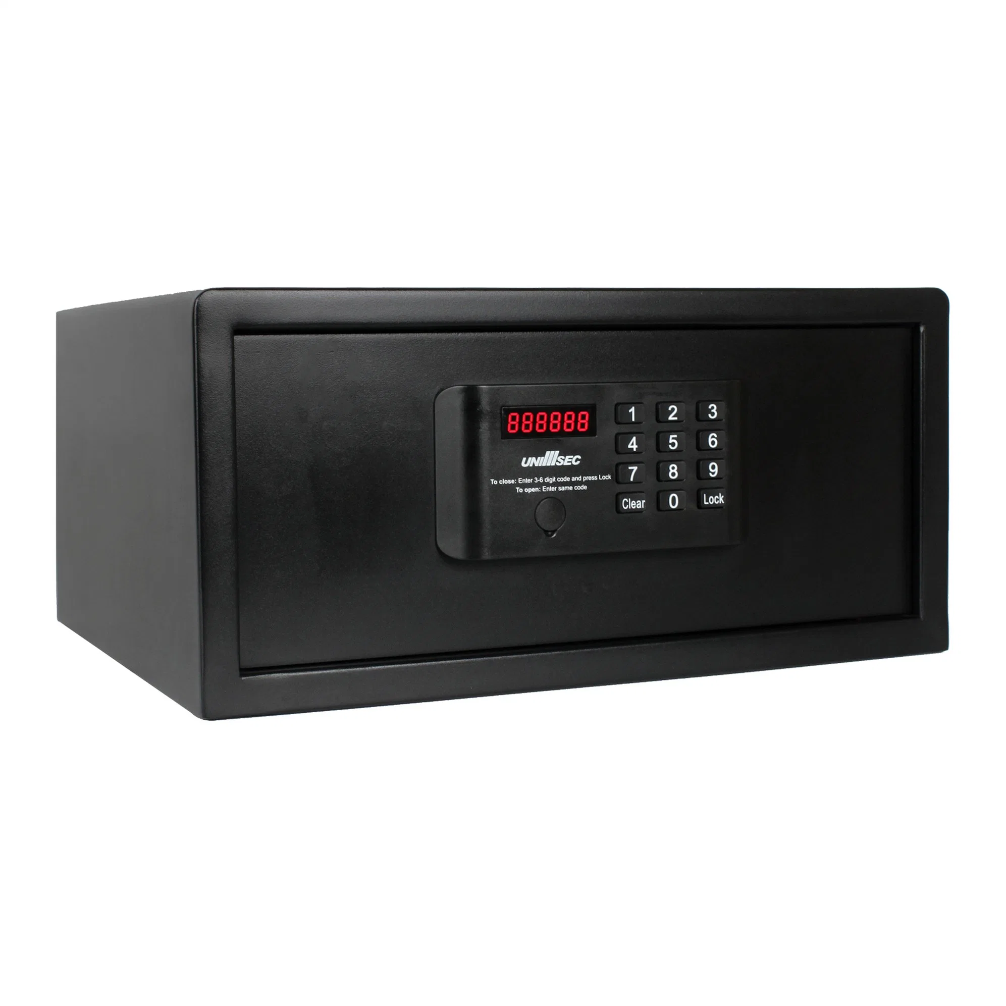 Hotel Room Security Safe Box Alarm Function Digital Safe with Power Supply Memory (USS-2042EYF)