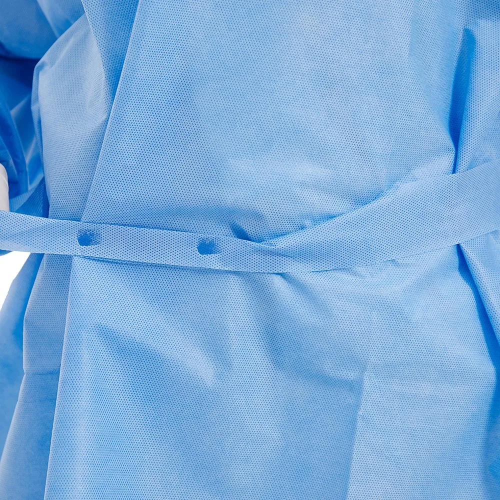 Disposable Consumable Protective Products Isolation Gowns with Non-Woven Fabric