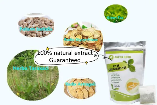 Natural Green Tea Liver Care Herbal Tea Prevent Viral Hepatitis