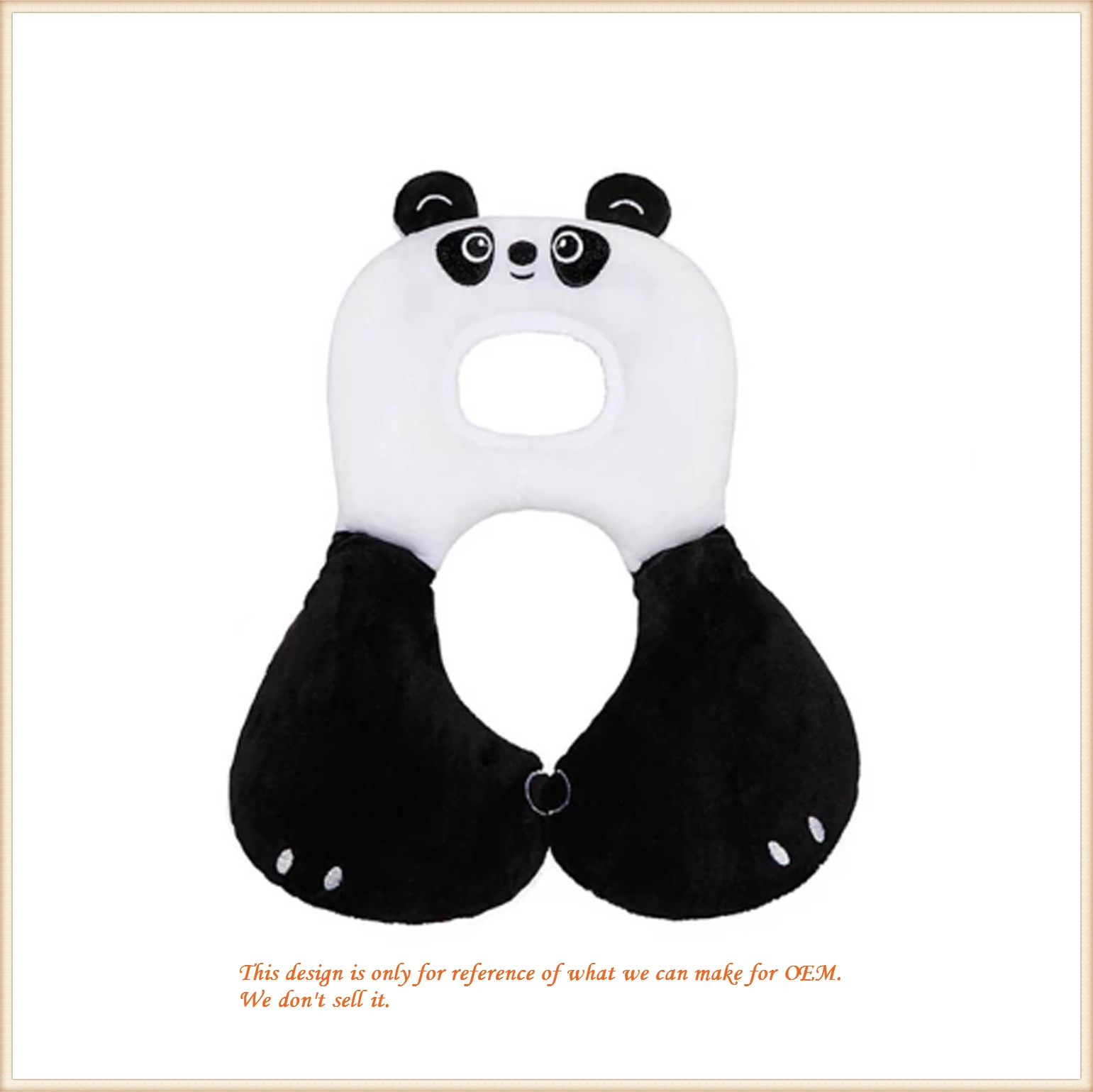 Cute Animal Design Baby Kids U Shaped Pillow Car Safety Seat Cushion Travel Pillow