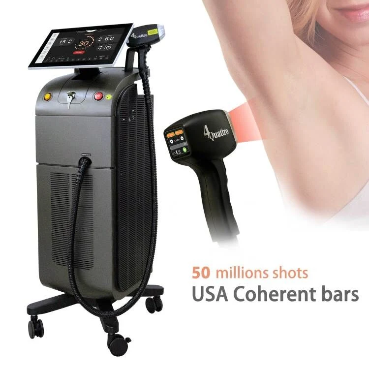 Professional Permanent Hair Removal Laser Triple 4 Wavelengths 808 755 940 1064nm Esthetic Cosmetic Beauty Salon Epilation Equipment 3D Trio Platinum Prices