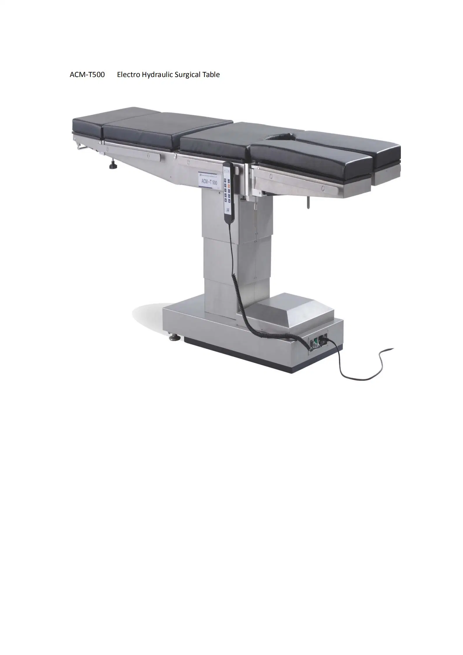 Adjustable Surgical Operation Medical Electric Hydraulic Operating Table