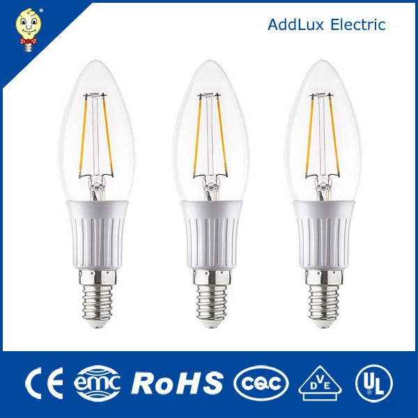 3W-8W E14 Glass Cover LED Filament Candles