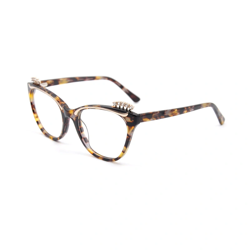 2023 Fashion Glasses Tr90 Optical Glasses Women Eyewear Cat Eye Frames