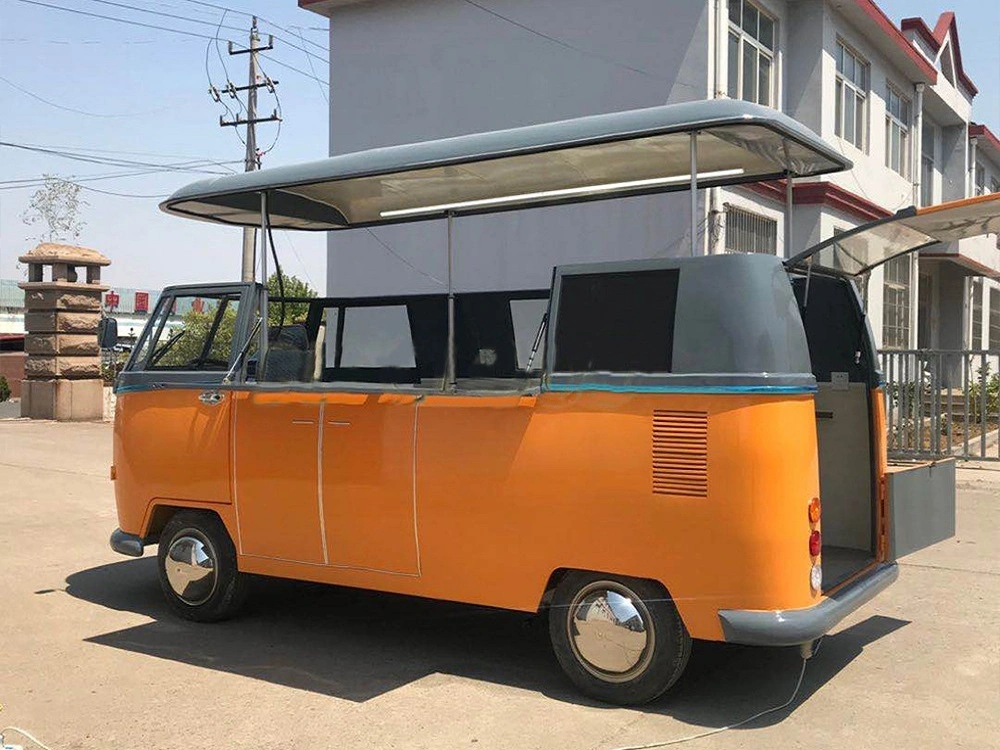 New Designed Roof Lifting Street Food Van for Sale