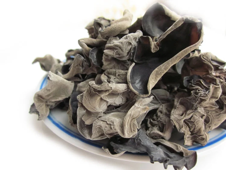 New Crop Chinese Dried Black Fungus in Plastic