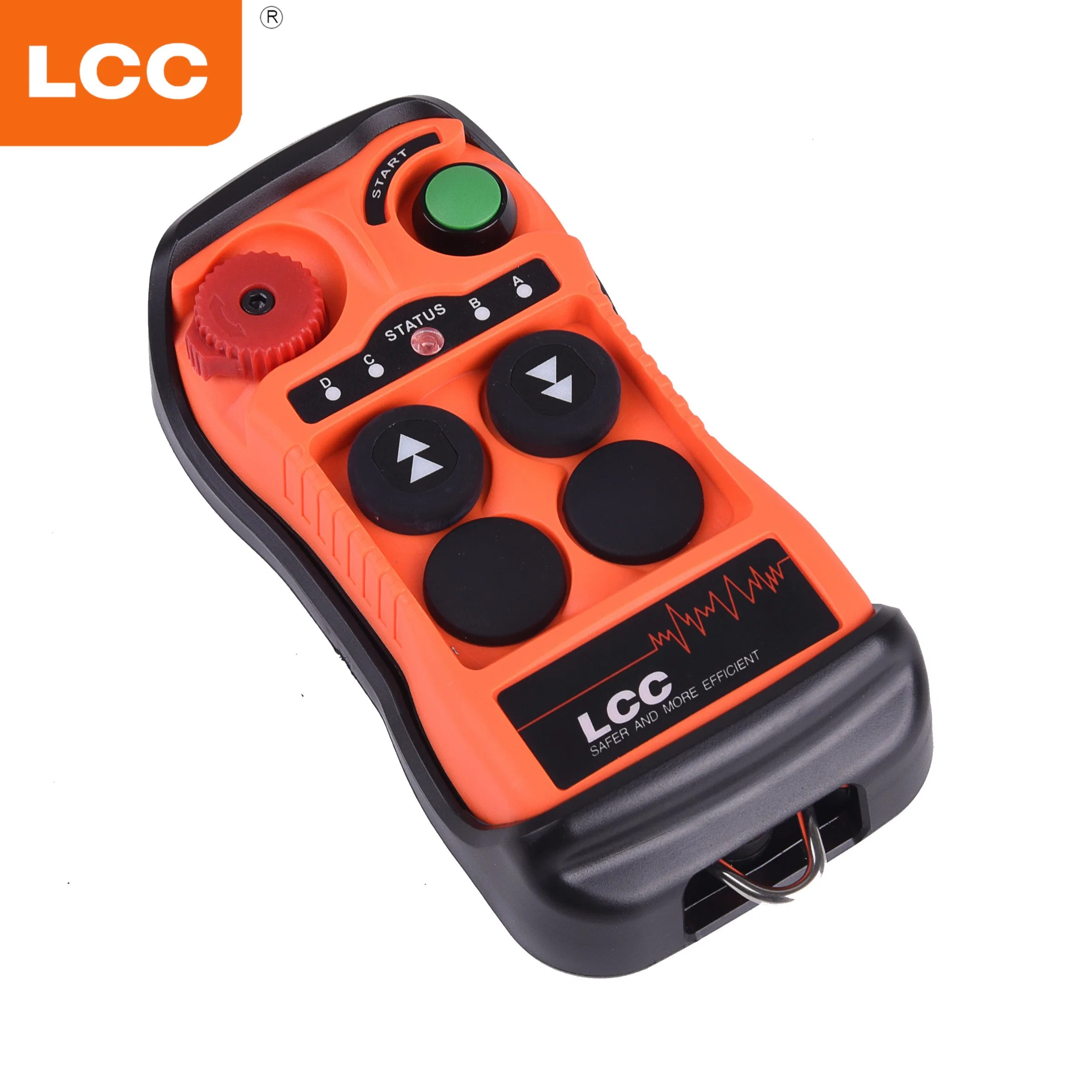 Q200 Wireless 2 Channel up Down Heavy Industry Remote Control for Winch Forklift