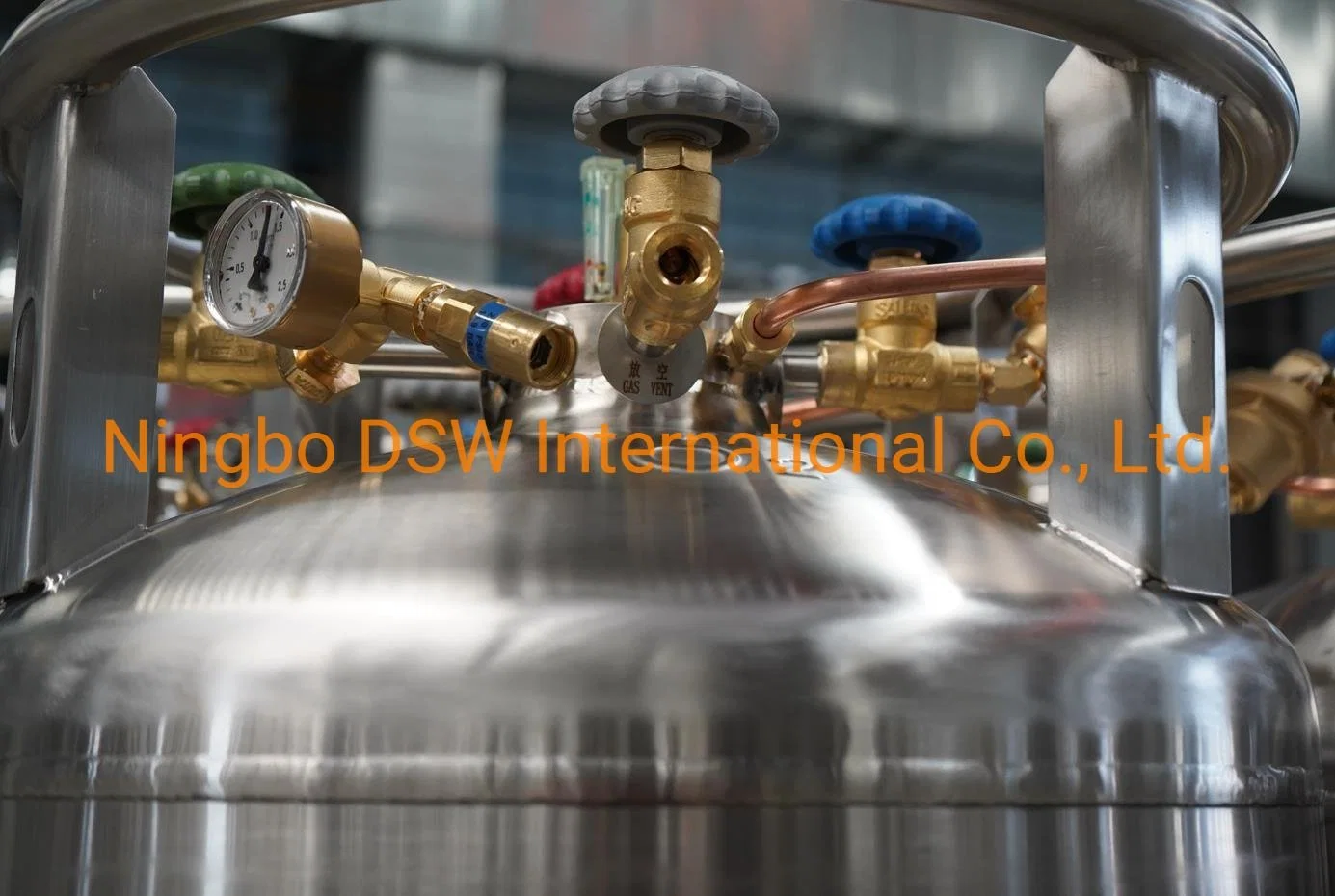 Dura-Series Welded Insulated Cryogenic Liquid Gas Cylinder Dewar Tank