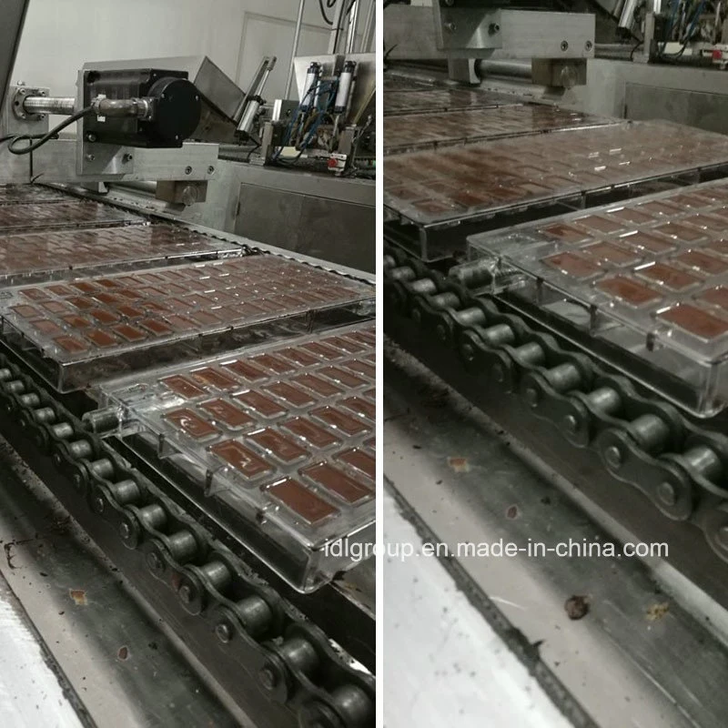 Full Automatic Depositing to Cooling Chocolate Bar Production Line