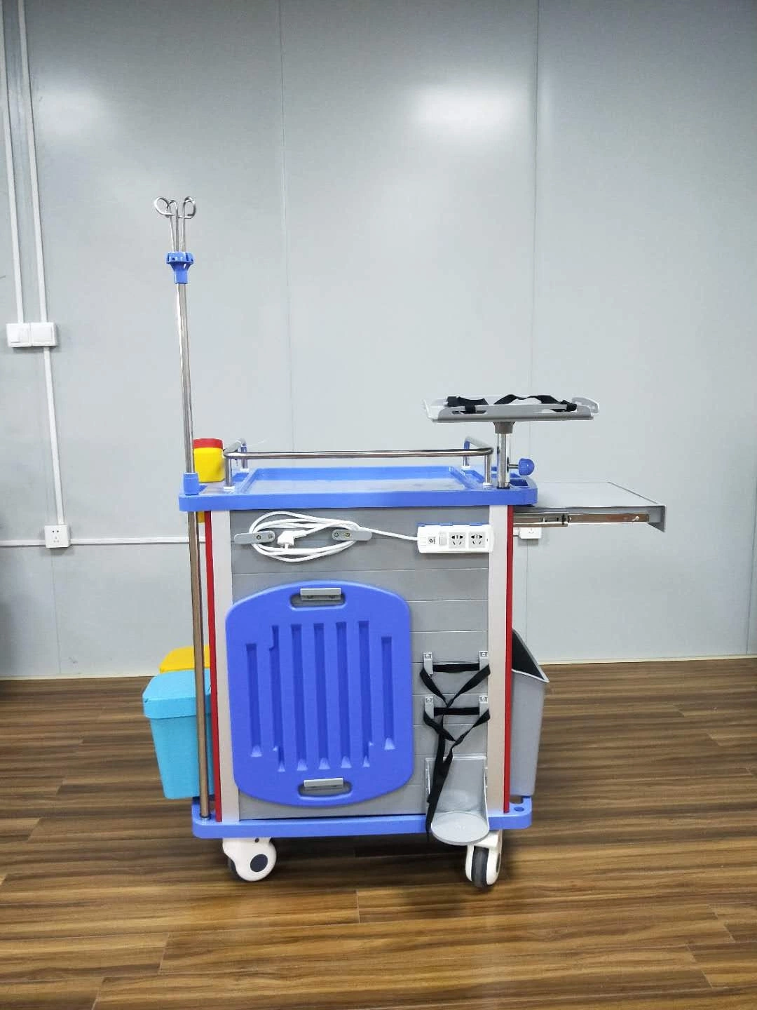 Carrinho médico de emergência para cirurgia de UTI ABS Trolley