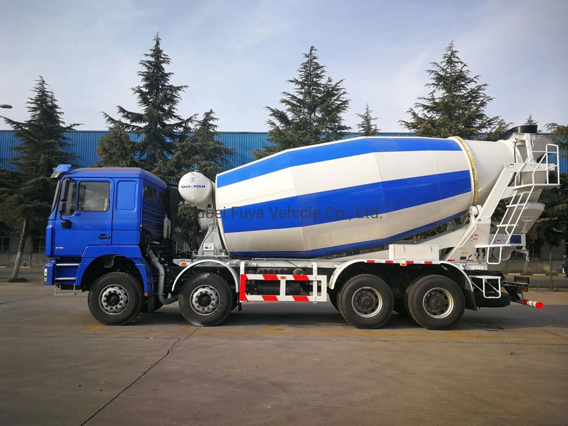 Shacman 8X4 16m3 18cbm Cement Tank Body Mixing Drum Concrete Mixer Truck