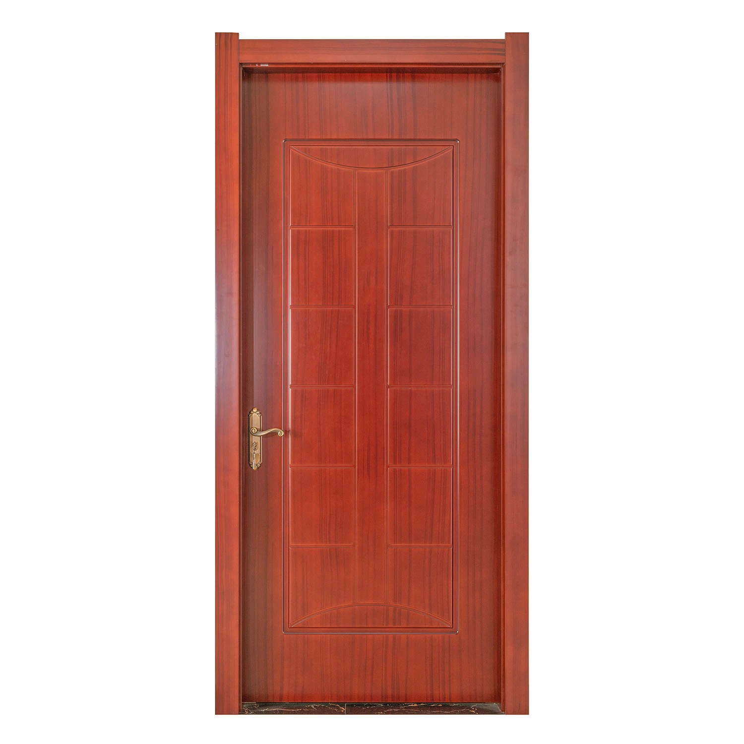 Real Estate Waterproof Interior WPC Security PVC Door for Bedroom