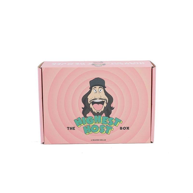 Custom Color Printing Corrugated Box for Rap Cap