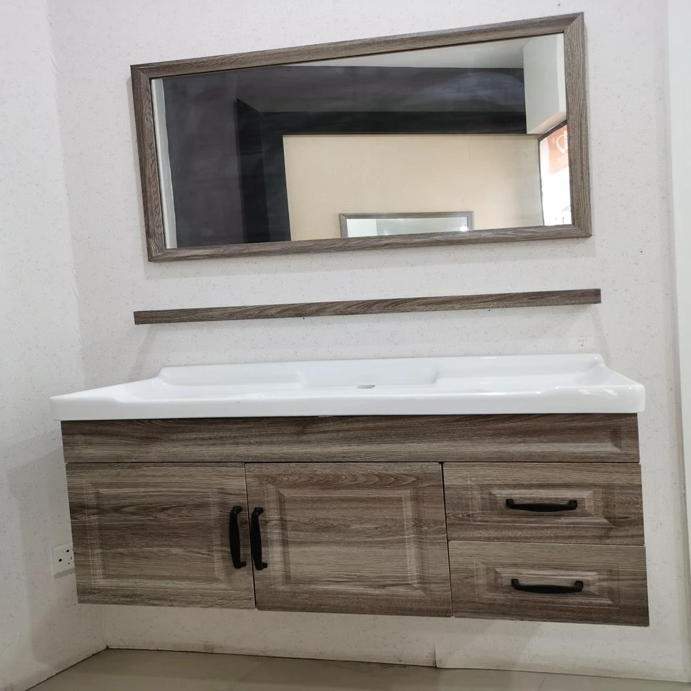 Wall Wooden Modern Stailess Steel Metal Hotel Decorative Bathroom Furniture