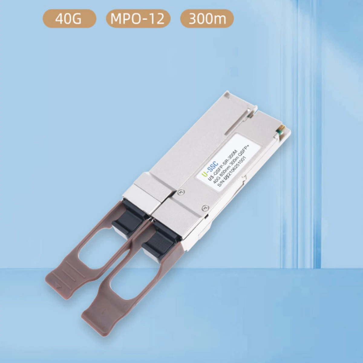 40 Gbase-SR4 Qsfp+ وحدة Qsfp الألياف الضوئية 40g أجهزة الإرسال والاستقبال متعددة وحدات ألياف الوضع